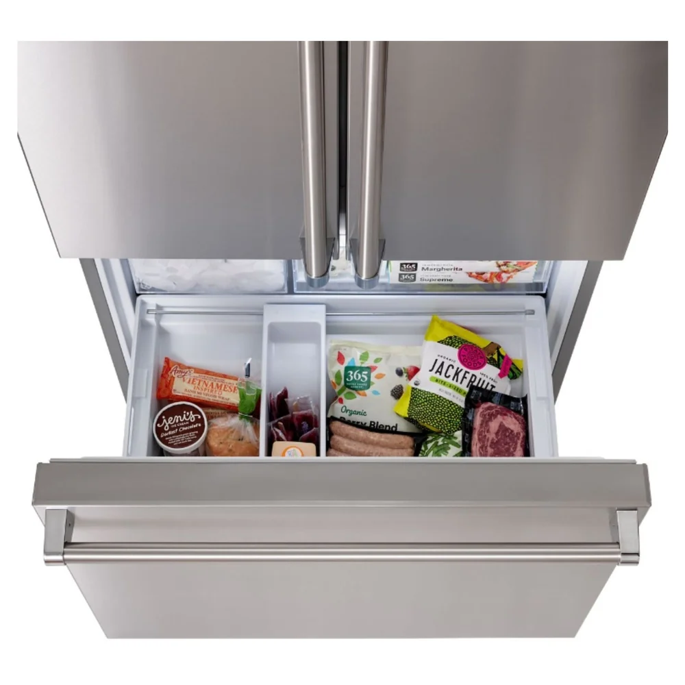 Viking 3 Series 36 inch Counter-Depth French Door Refrigerator with 19.86 Cu. Ft. Capacity - RVFFR336SS - Image 23