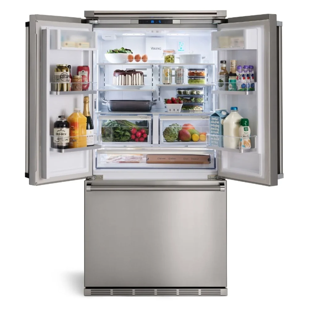 Viking 3 Series 36 inch Counter-Depth French Door Refrigerator with 19.86 Cu. Ft. Capacity - RVFFR336SS - Image 7