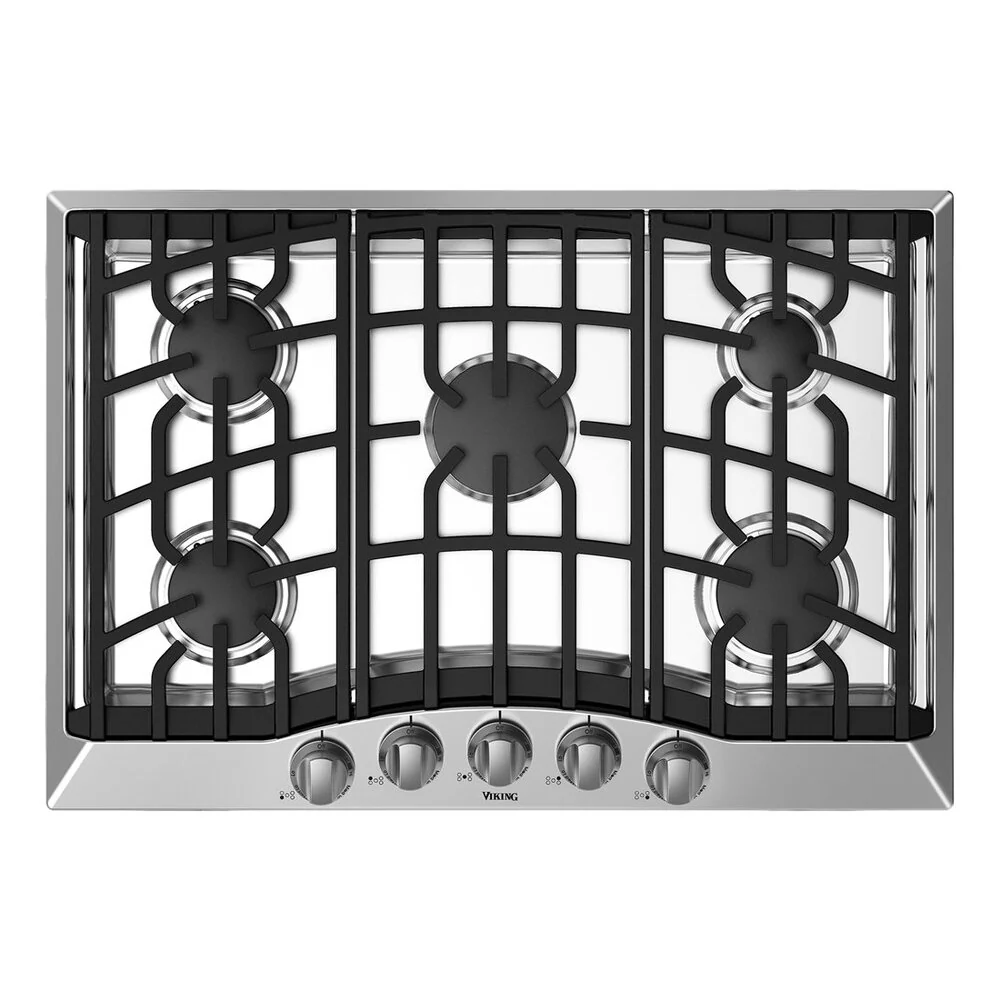 Viking 3 Series 36 inch Gas Cooktop with 5 Burners in Stainless Steel - RVGC33615BSS* - Image 2