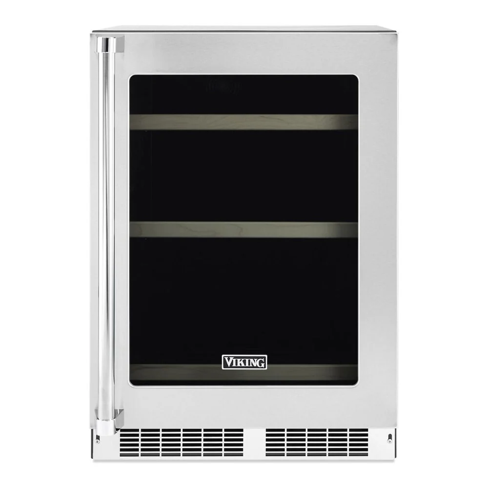 Viking 5 Series 24 inch Undercounter Beverage Center with 5.5 cu. ft. Capacity, in Stainless Steel - VBUI5241GSS