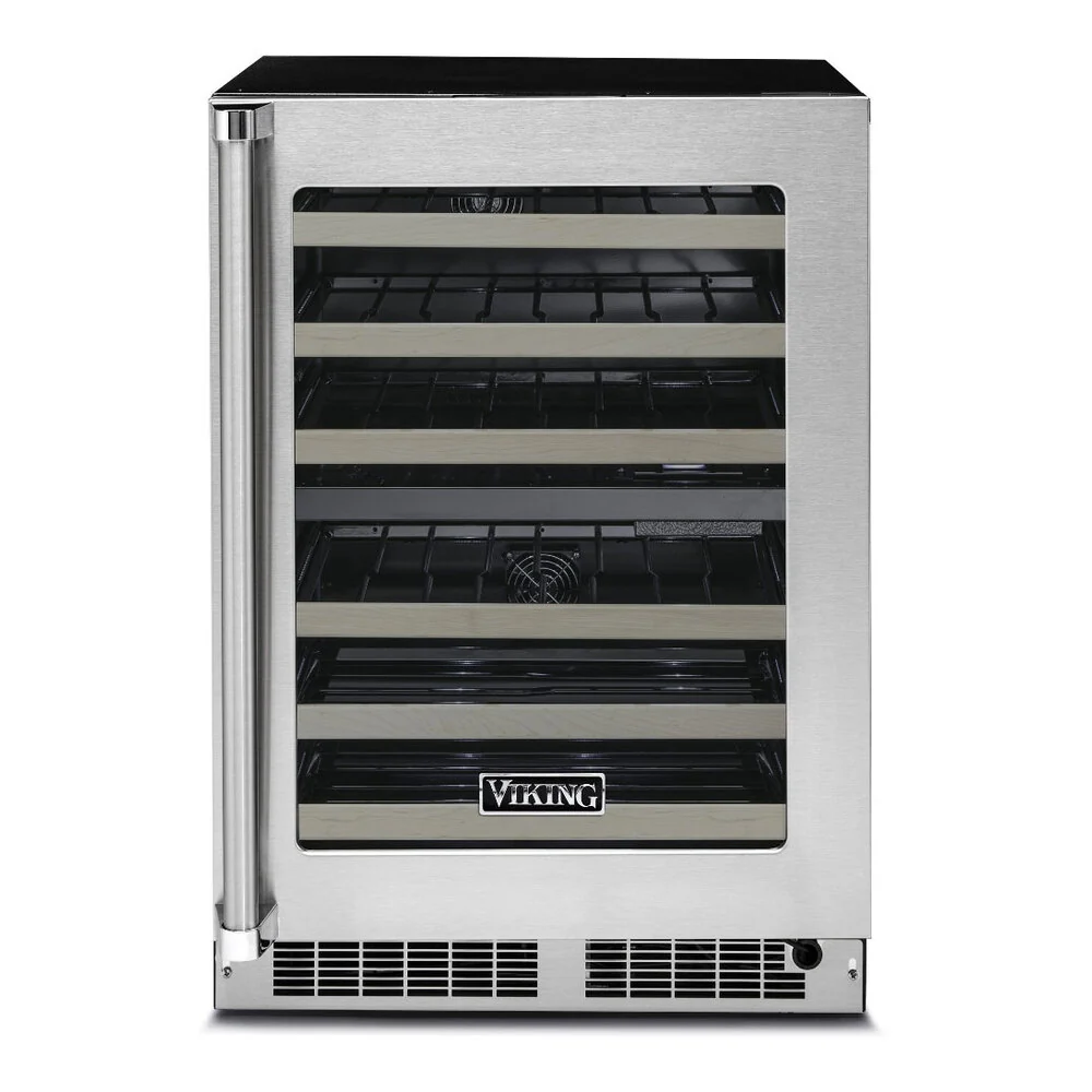 Viking 5 Series 24 inch Undercounter Wine Cellar with 48 Bottle Capacity in Stainless Steel - VWUI5241GSS