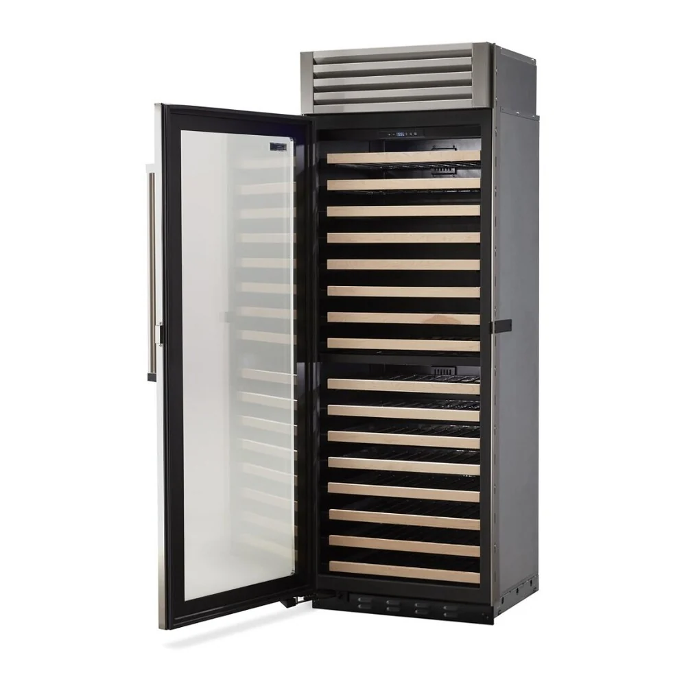 Viking 5 Series 30 inch Dual Zone Full-Height Wine Cellar with 150 Bottles Storage Capacity in Stainless Steel  - VCWB530 * - Image 2