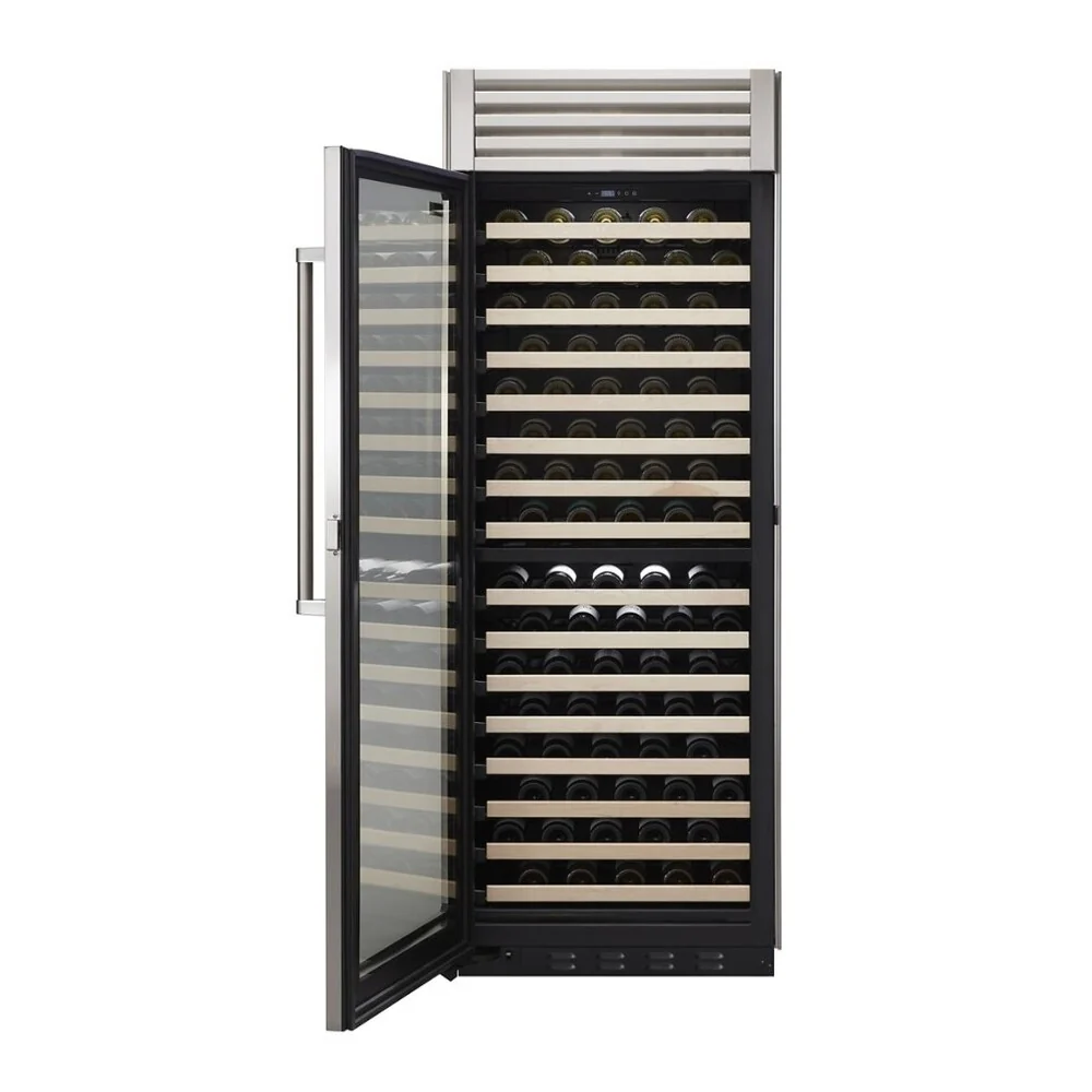 Viking 5 Series 30 inch Dual Zone Full-Height Wine Cellar with 150 Bottles Storage Capacity in Stainless Steel  - VCWB530 * - Image 3