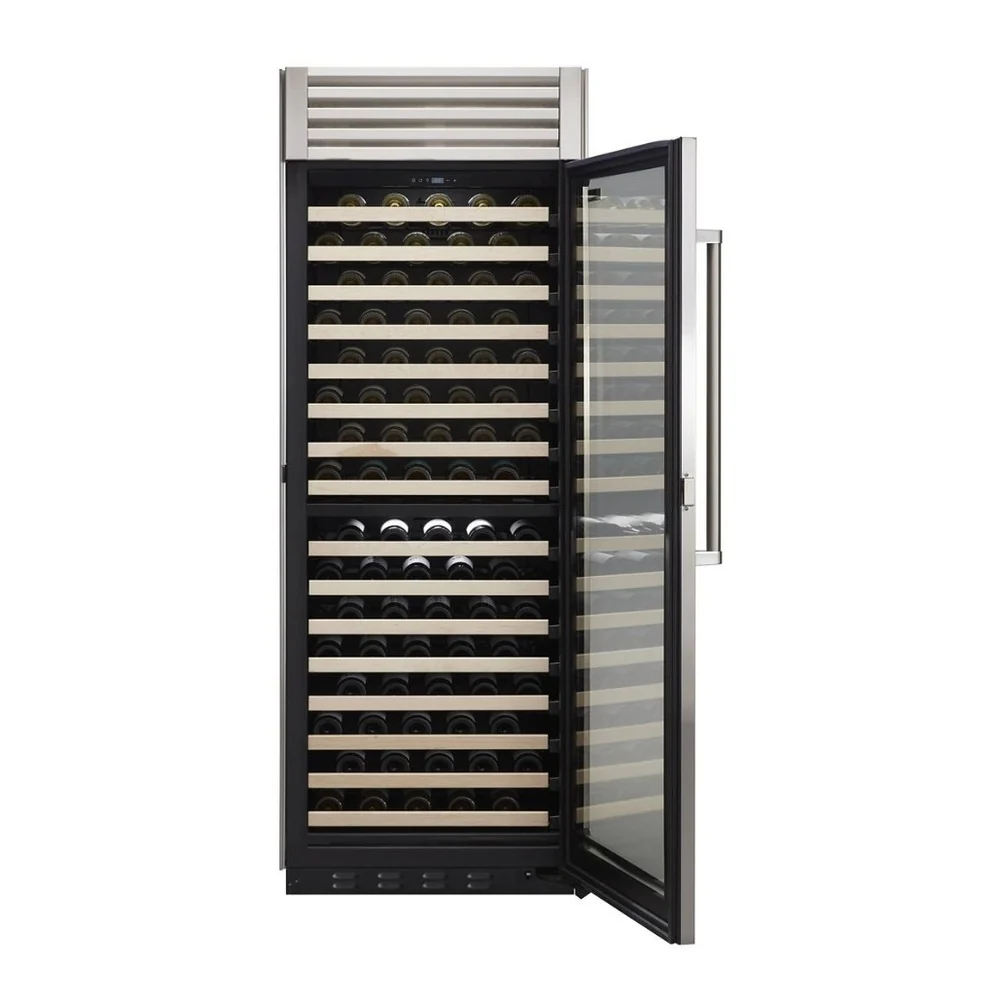 Viking 5 Series 30 inch Dual Zone Full-Height Wine Cellar with 150 Bottles Storage Capacity in Stainless Steel  - VCWB530 * - Image 6
