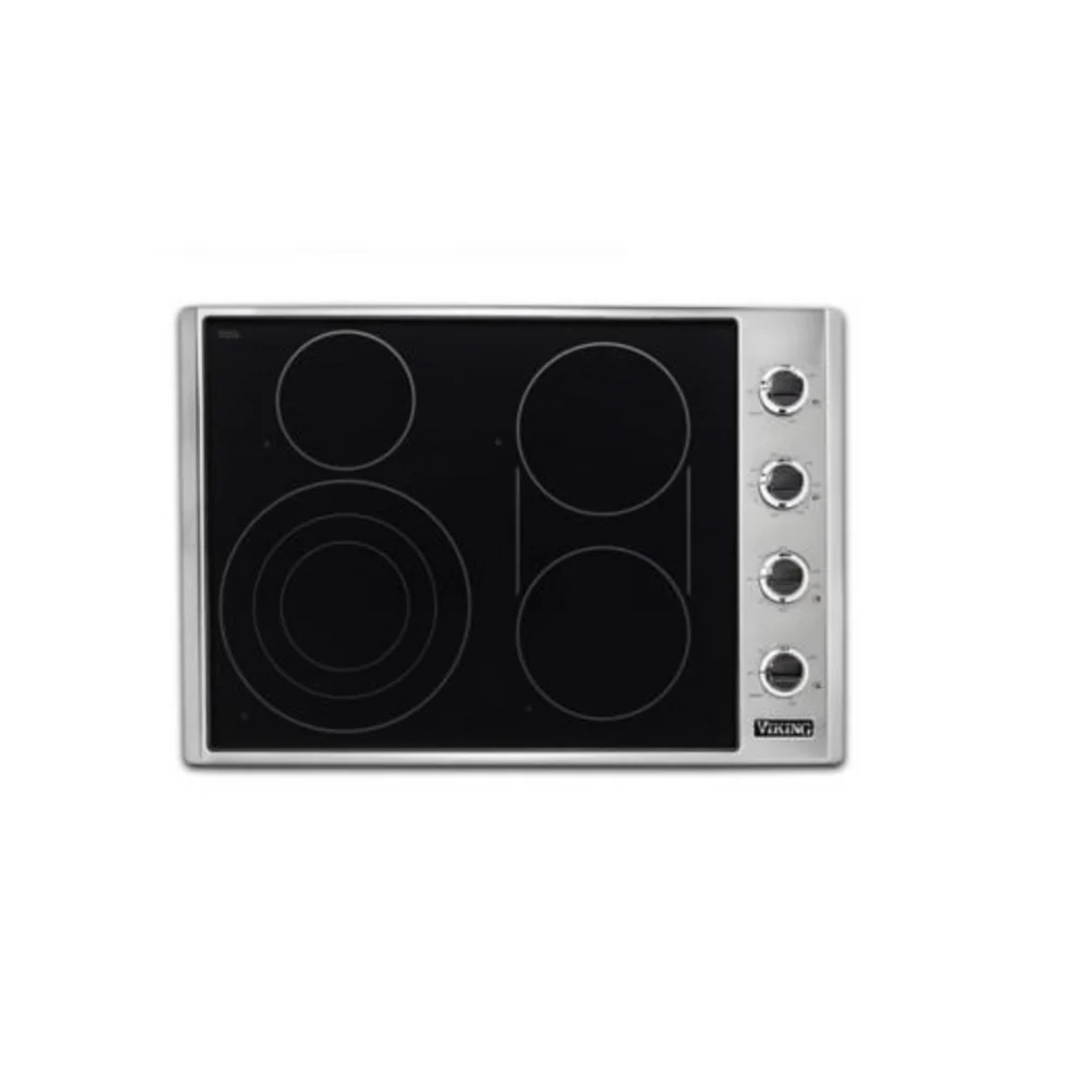 Viking 5 Series 30 inch Electric Radiant Cooktop with 4 Elements - VECU53014BSB - Image 2