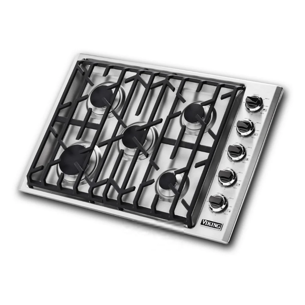 Viking 5 Series 30 inch Gas Cooktop with 5 Burners - VGSU53015BSS* - Image 5