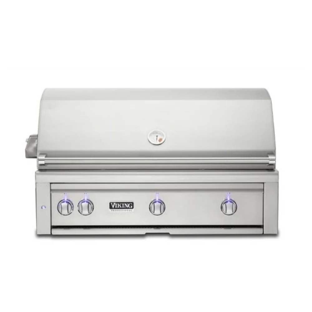 Viking 5 Series 36 inch Built-in Grill with ProSear Burner and Rotisserie in Stainless Steel - VQGI5361NSS