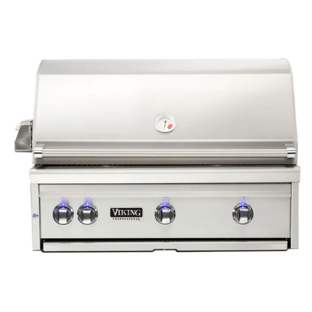 Viking 5 Series 36 inch Built-in Grill with ProSear Burner and Rotisserie in Stainless Steel - VQGI5361NSS - Image 2