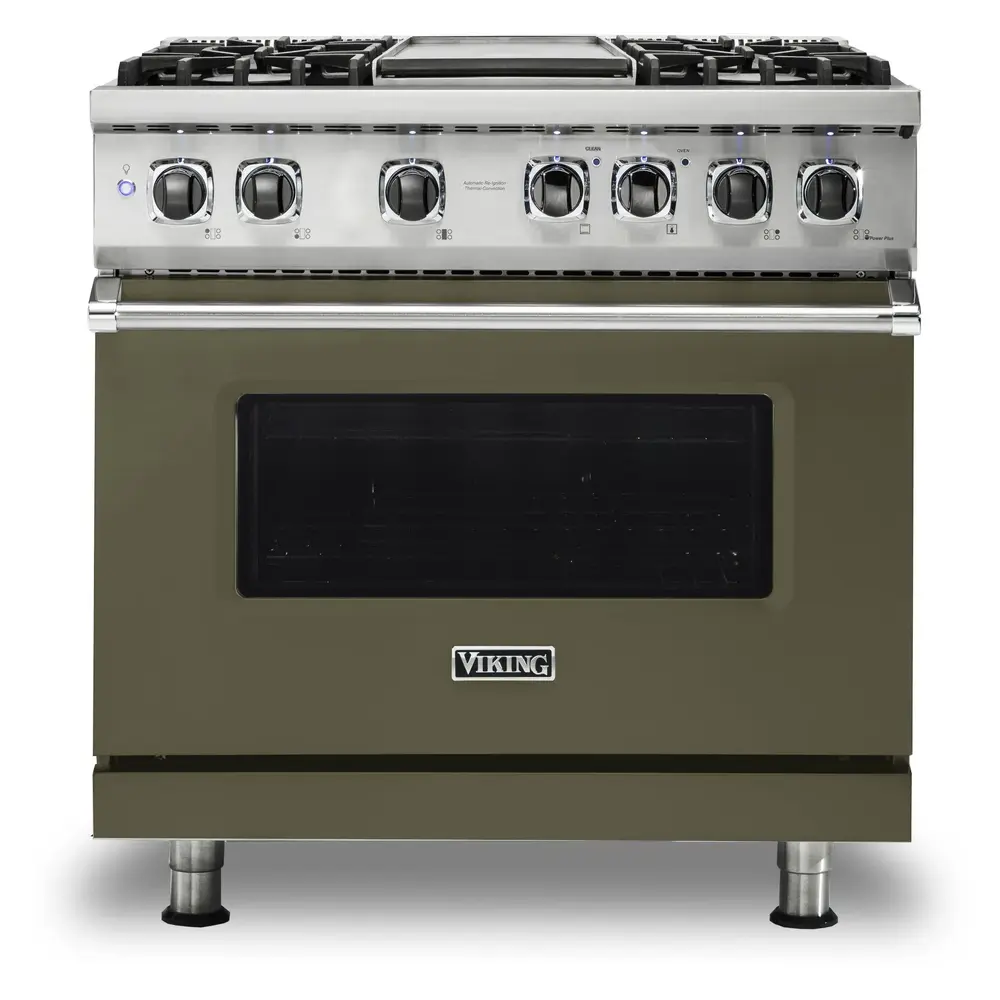 Viking 5 Series 36 inch Dual Fuel Range with 4 Sealed Burners and Griddle - VDR5364G* - Image 14