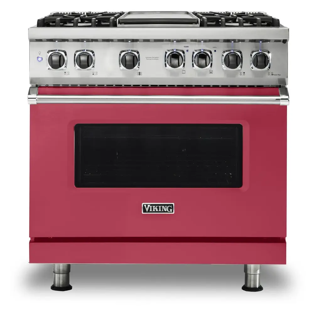 Viking 5 Series 36 inch Dual Fuel Range with 4 Sealed Burners and Griddle - VDR5364G* - Image 24