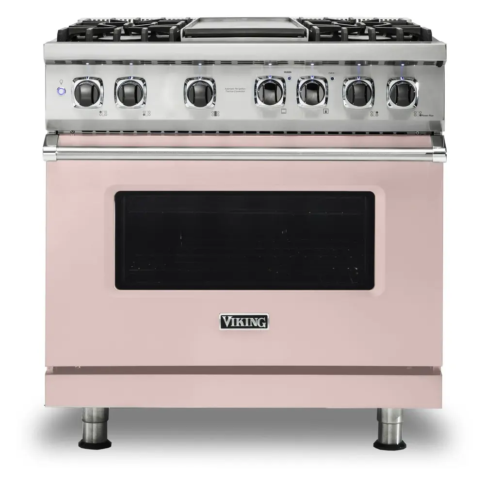 Viking 5 Series 36 inch Dual Fuel Range with 4 Sealed Burners and Griddle - VDR5364G* - Image 7