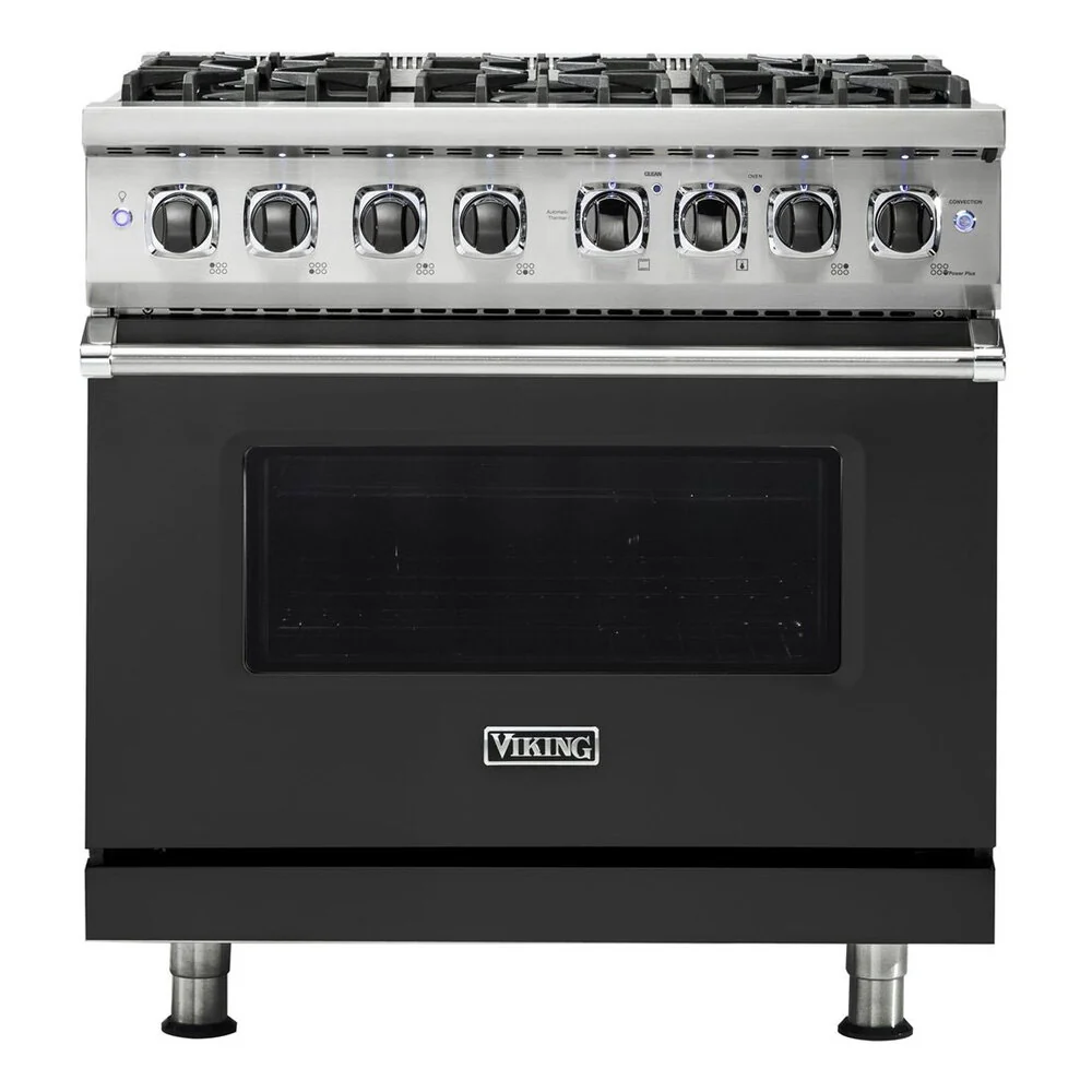 Viking 5 Series 36 inch Dual Fuel Range with 6 Sealed Burners and Self Clean - VDR5366B* - Image 11