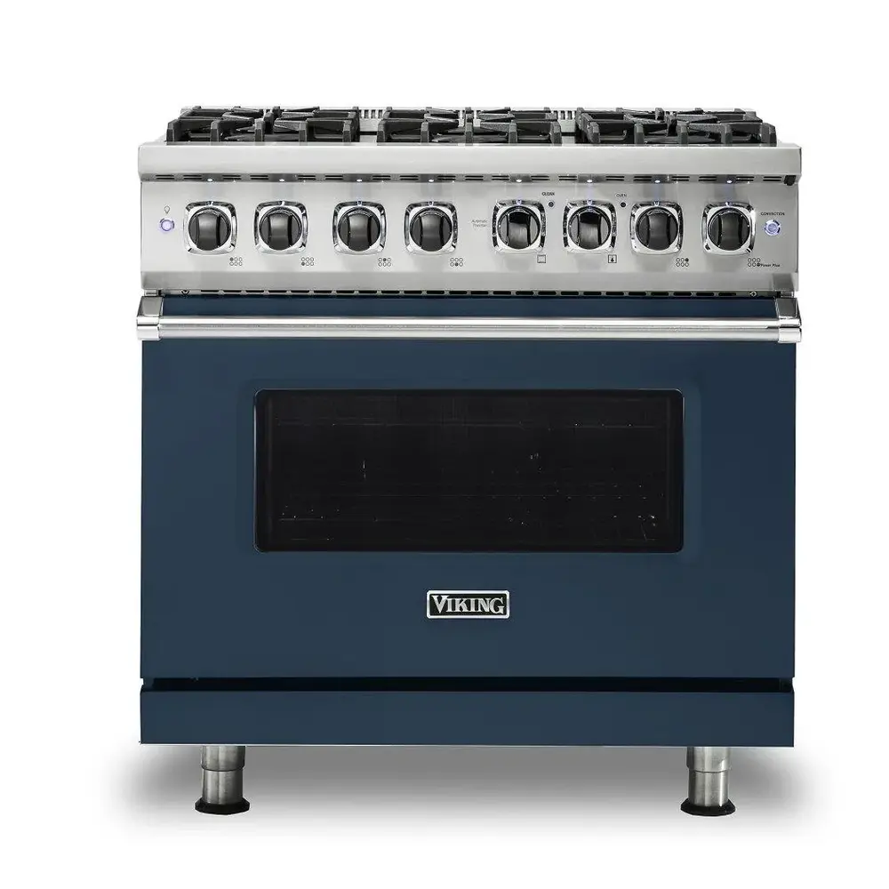 Viking 5 Series 36 inch Dual Fuel Range with 6 Sealed Burners and Self Clean - VDR5366B* - Image 22
