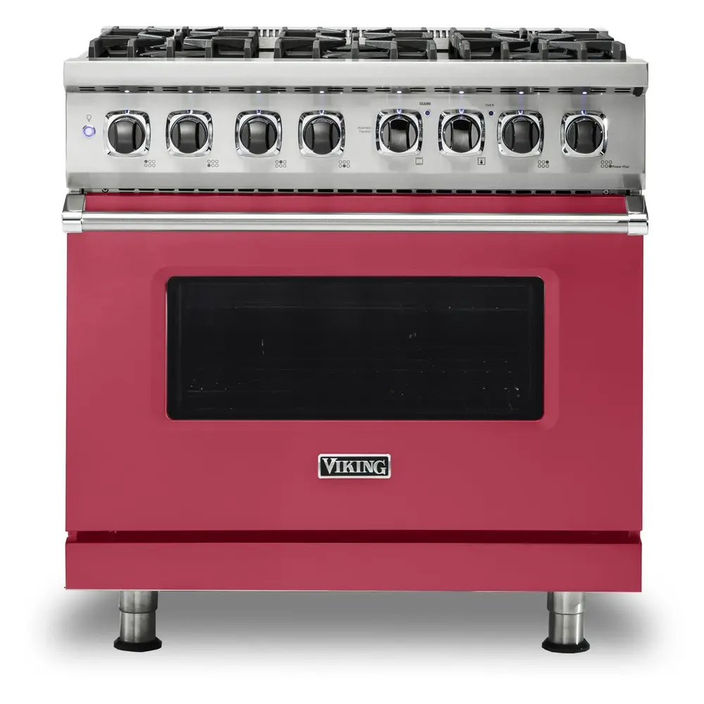 Viking 5 Series 36 inch Dual Fuel Range with 6 Sealed Burners and Self Clean - VDR5366B* - Image 5