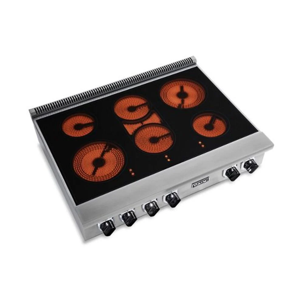 Viking 5 Series 36 inch Electric Rangetop with 6 Elements - VERT53616BSS - Image 3