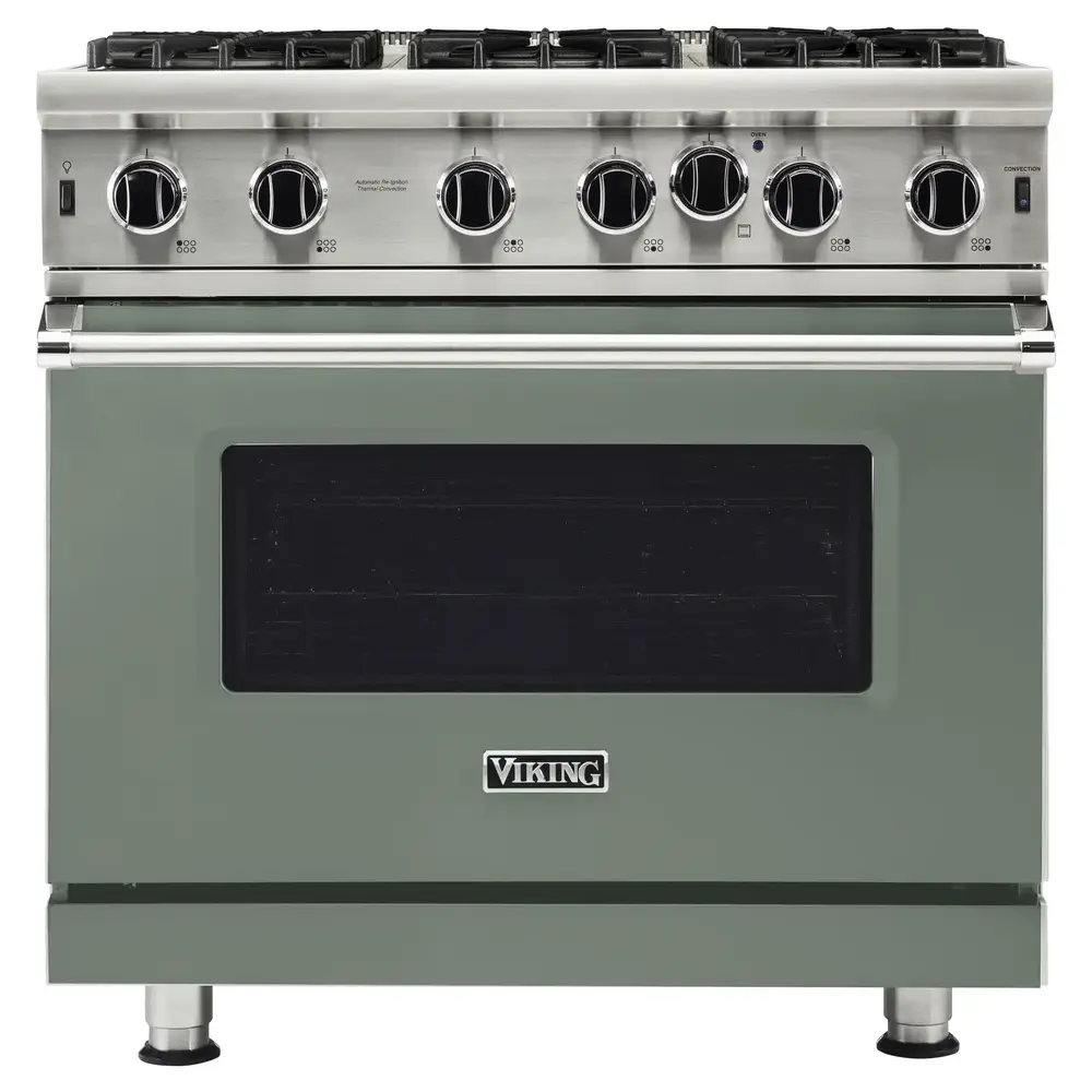 Viking 5 Series 36 inch Open Burner Gas Range - VGIC53626B* - Image 14