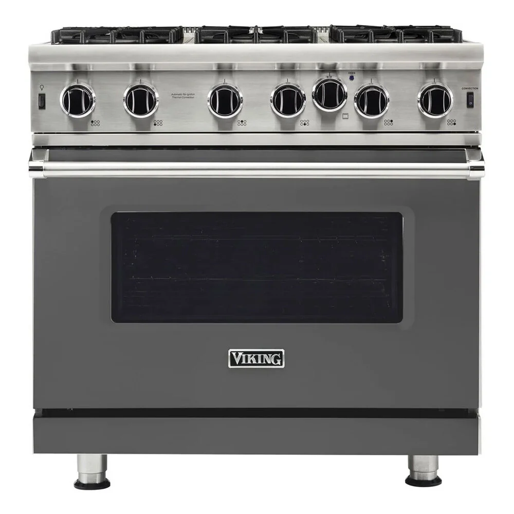 Viking 5 Series 36 inch Open Burner Gas Range - VGIC53626B* - Image 15
