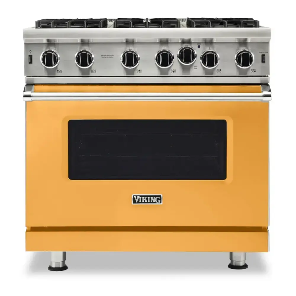 Viking 5 Series 36 inch Open Burner Gas Range - VGIC53626B* - Image 16