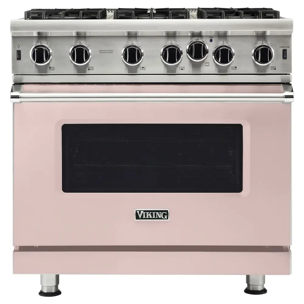Viking 5 Series 36 inch Open Burner Gas Range - VGIC53626B* - Image 18