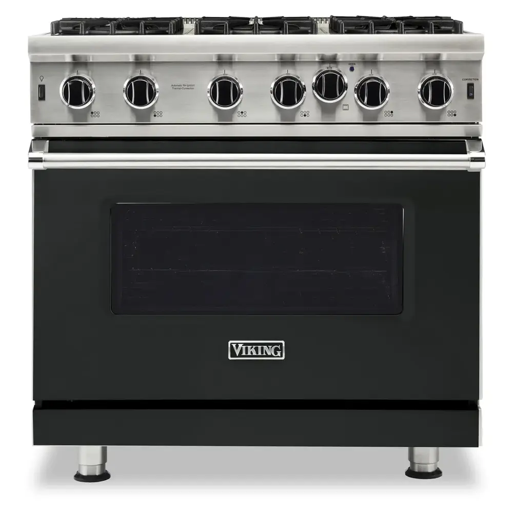 Viking 5 Series 36 inch Open Burner Gas Range - VGIC53626B* - Image 19