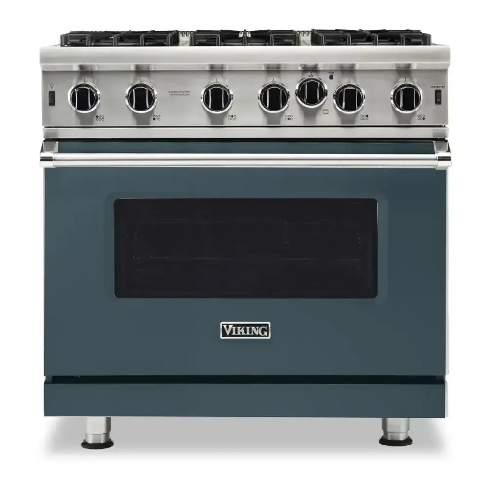 Viking 5 Series 36 inch Open Burner Gas Range - VGIC53626B* - Image 3