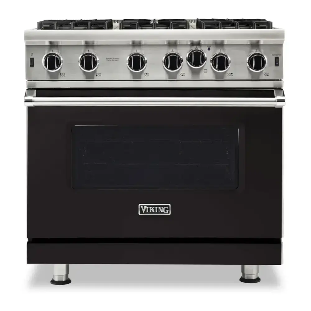 Viking 5 Series 36 inch Open Burner Gas Range - VGIC53626B* - Image 8