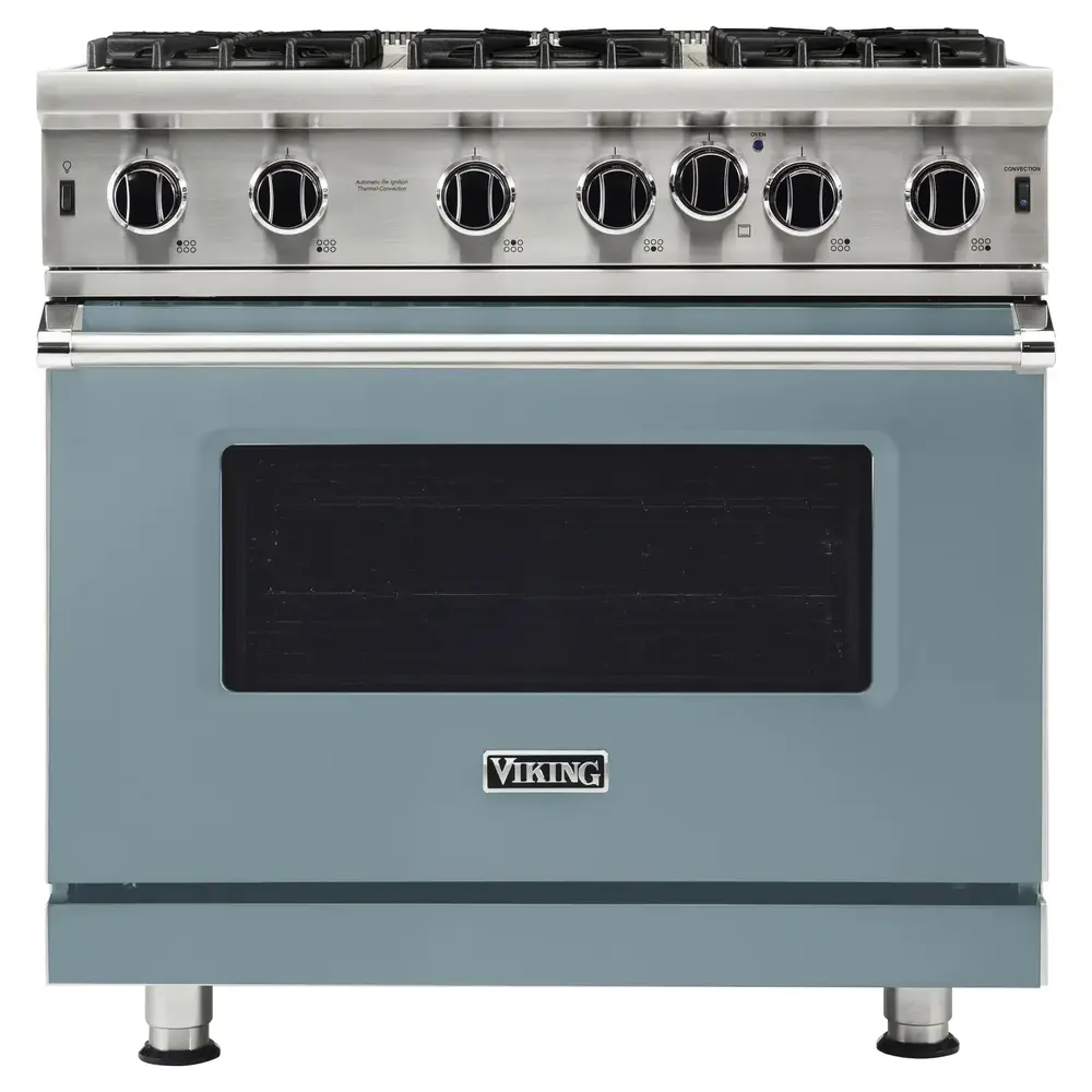 Viking 5 Series 36 inch Open Burner Gas Range - VGIC53626B* - Image 13