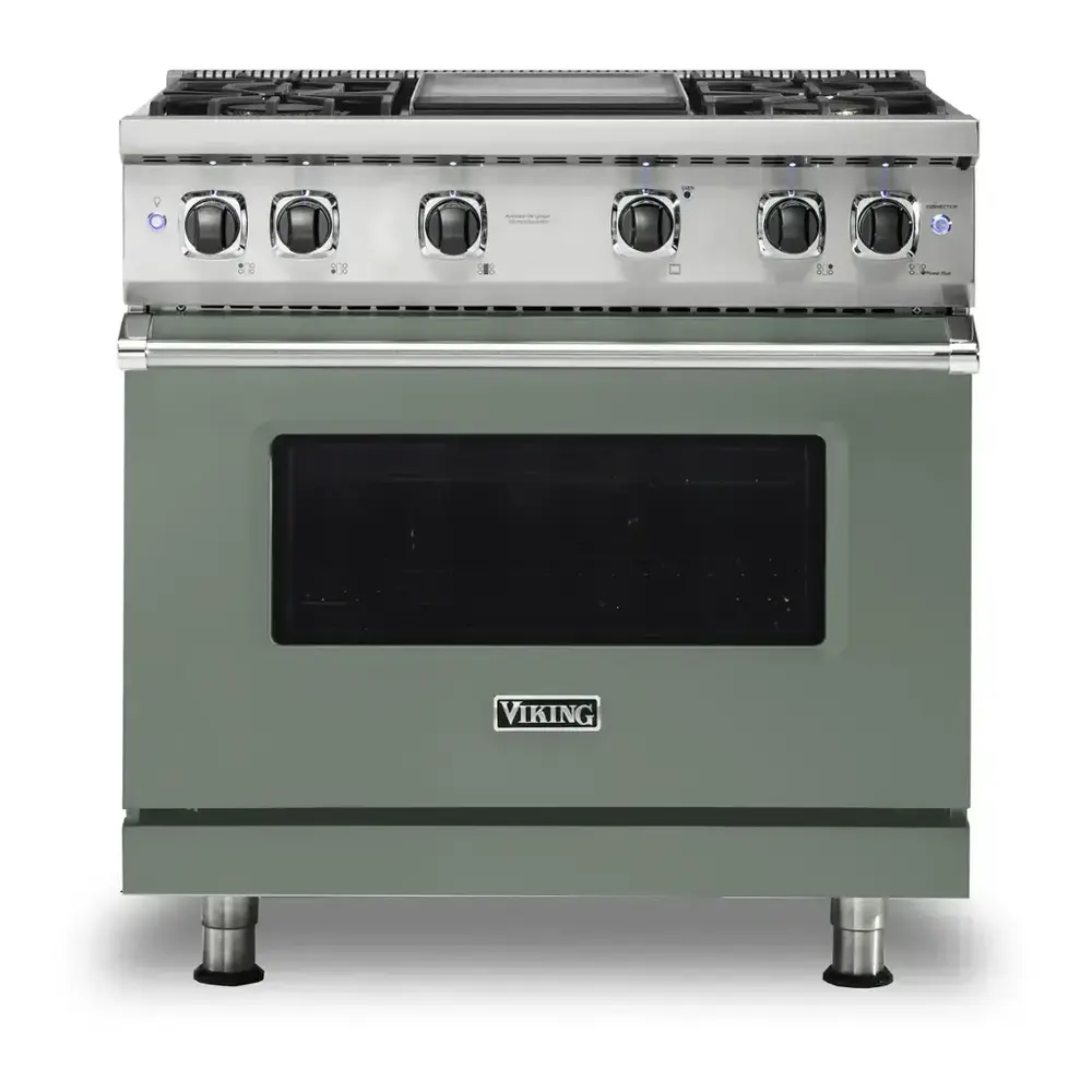 Viking 5 Series 36 inch Sealed Burner Gas Range with 4 Burners and Griddle - VGR5364G* - Image 10