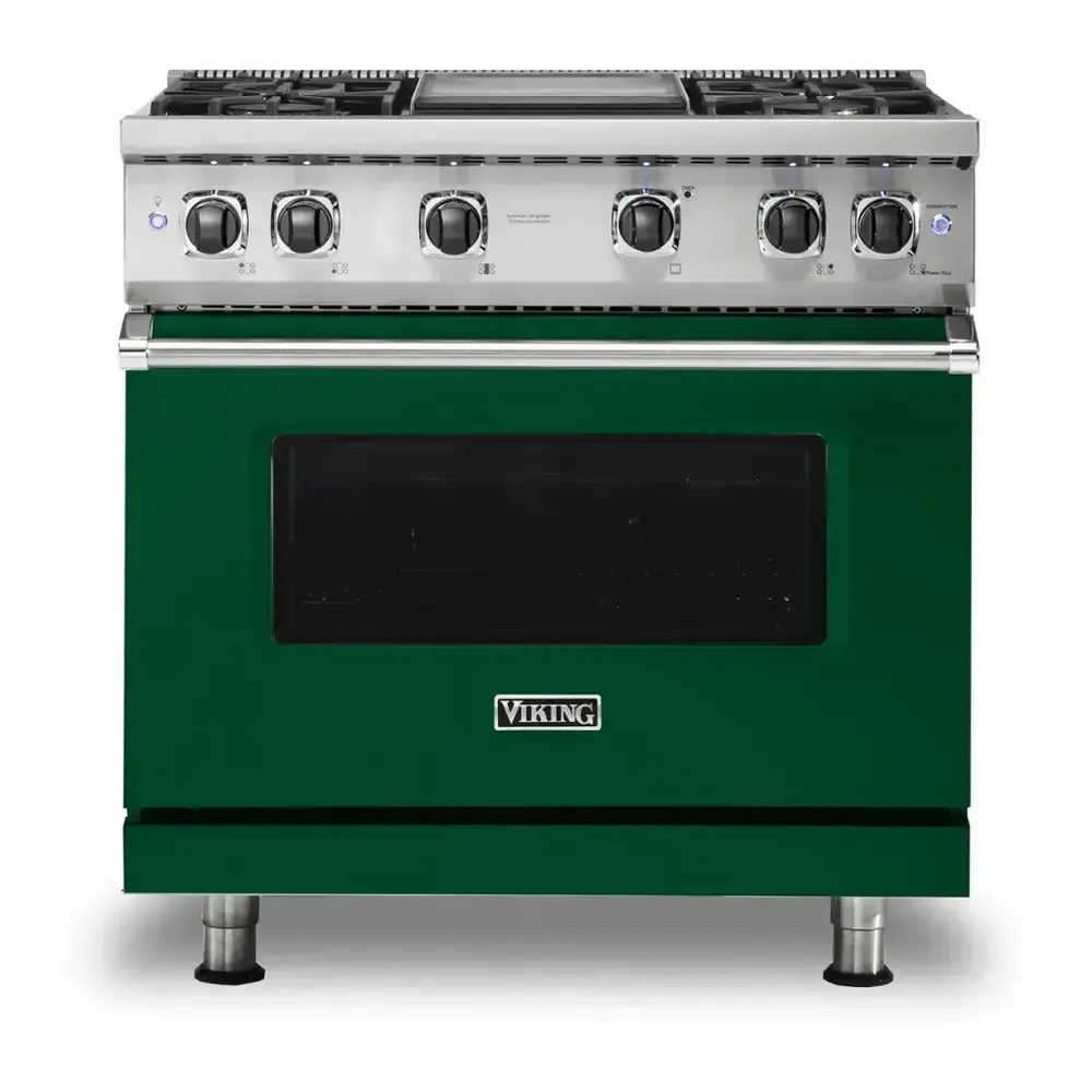 Viking 5 Series 36 inch Sealed Burner Gas Range with 4 Burners and Griddle - VGR5364G* - Image 12
