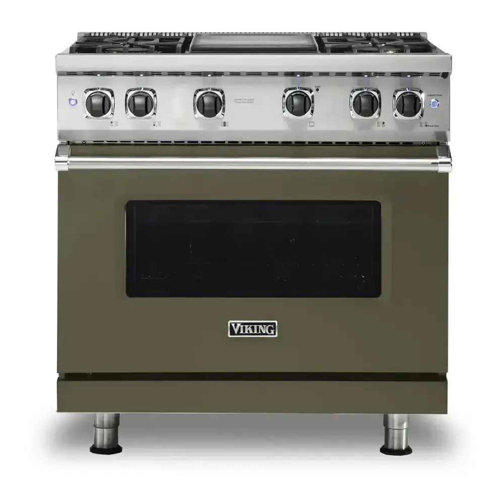 Viking 5 Series 36 inch Sealed Burner Gas Range with 4 Burners and Griddle - VGR5364G* - Image 13