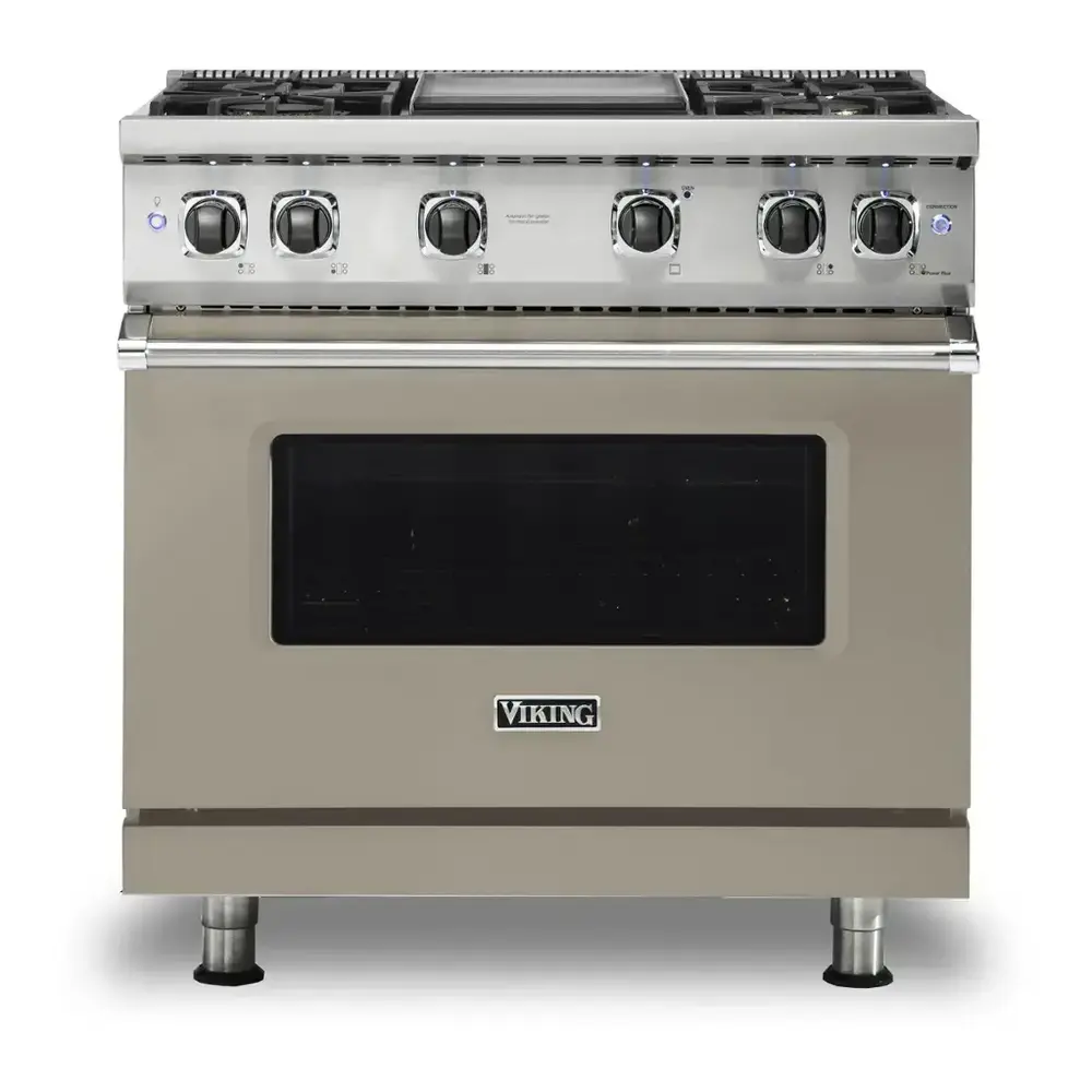Viking 5 Series 36 inch Sealed Burner Gas Range with 4 Burners and Griddle - VGR5364G* - Image 14