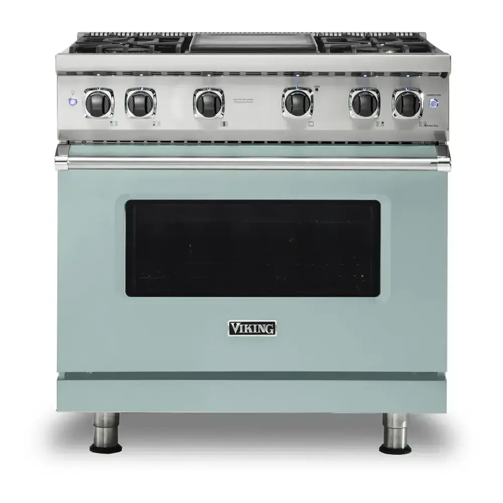 Viking 5 Series 36 inch Sealed Burner Gas Range with 4 Burners and Griddle - VGR5364G* - Image 20