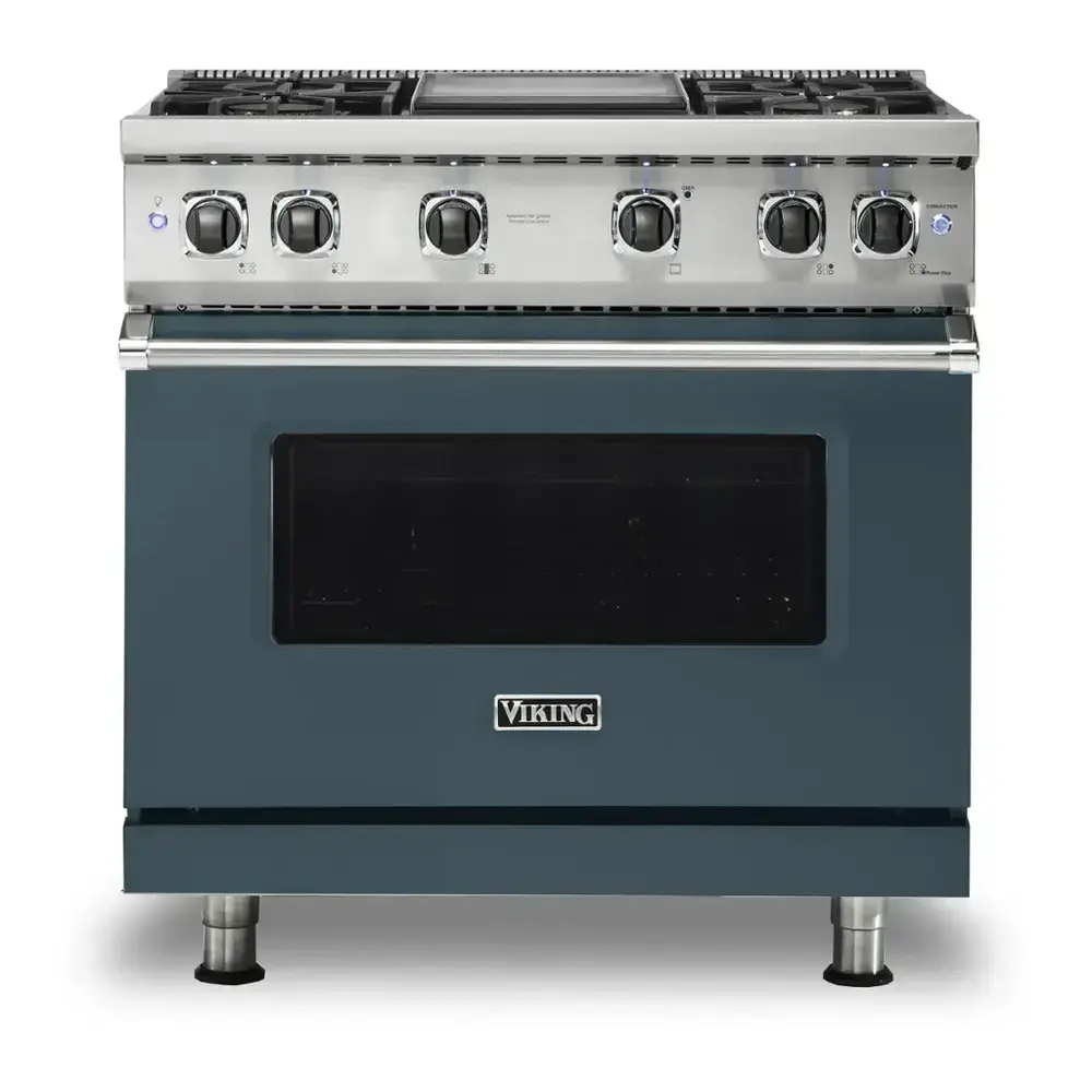 Viking 5 Series 36 inch Sealed Burner Gas Range with 4 Burners and Griddle - VGR5364G* - Image 21