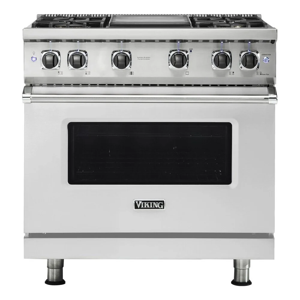 Viking 5 Series 36 inch Sealed Burner Gas Range with 4 Burners and Griddle - VGR5364G* - Image 23