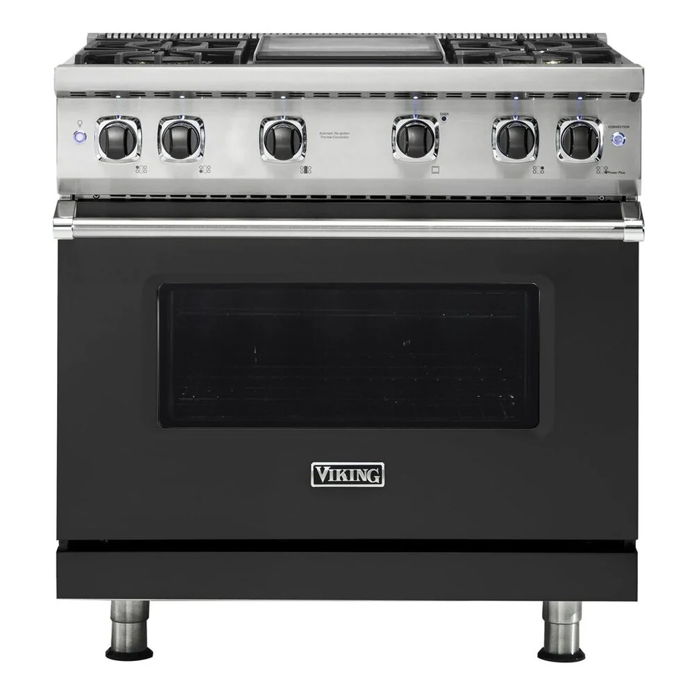 Viking 5 Series 36 inch Sealed Burner Gas Range with 4 Burners and Griddle - VGR5364G* - Image 24