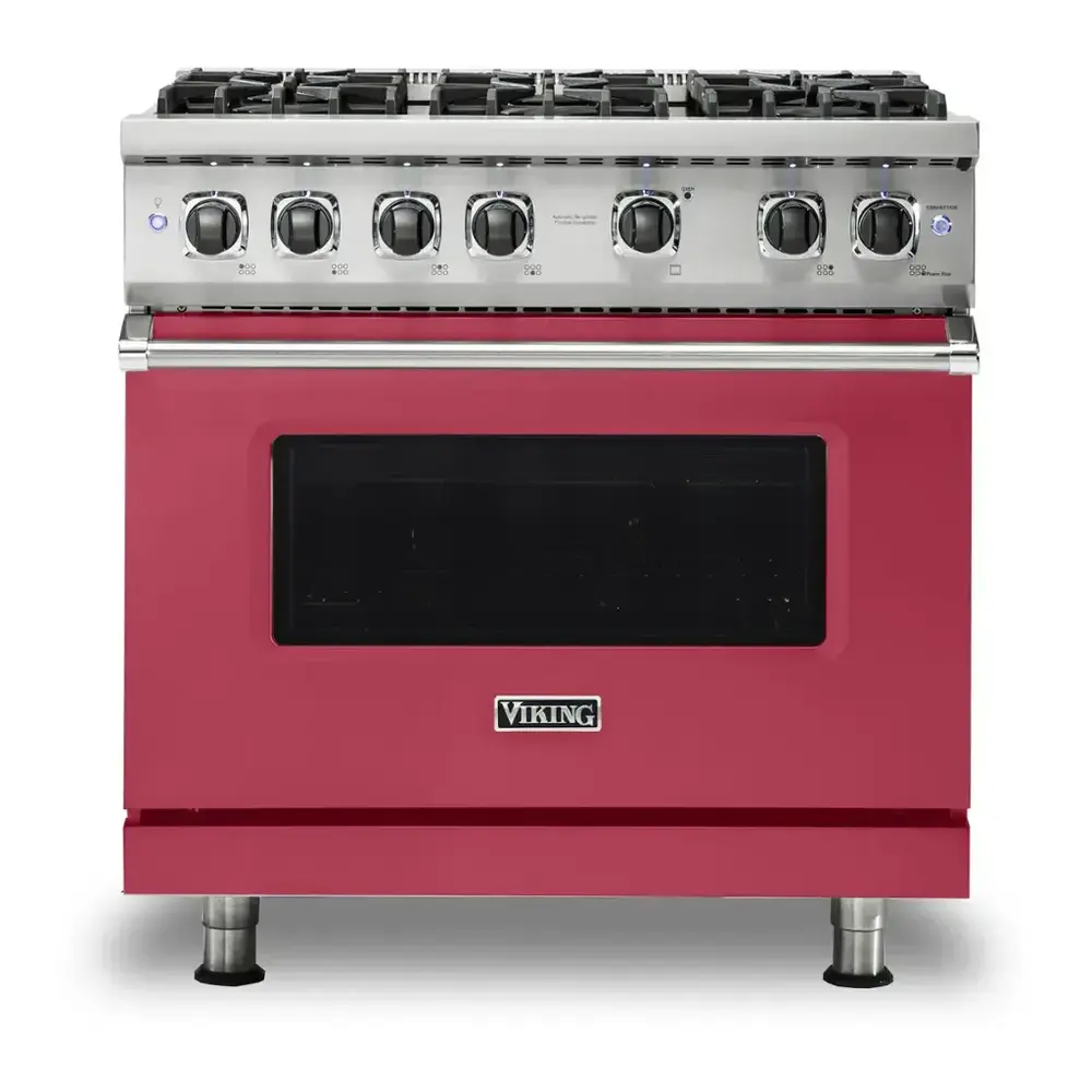 Viking 5 Series 36 inch Sealed Burner Gas Range with 6 Burners - VGR5366B* - Image 10