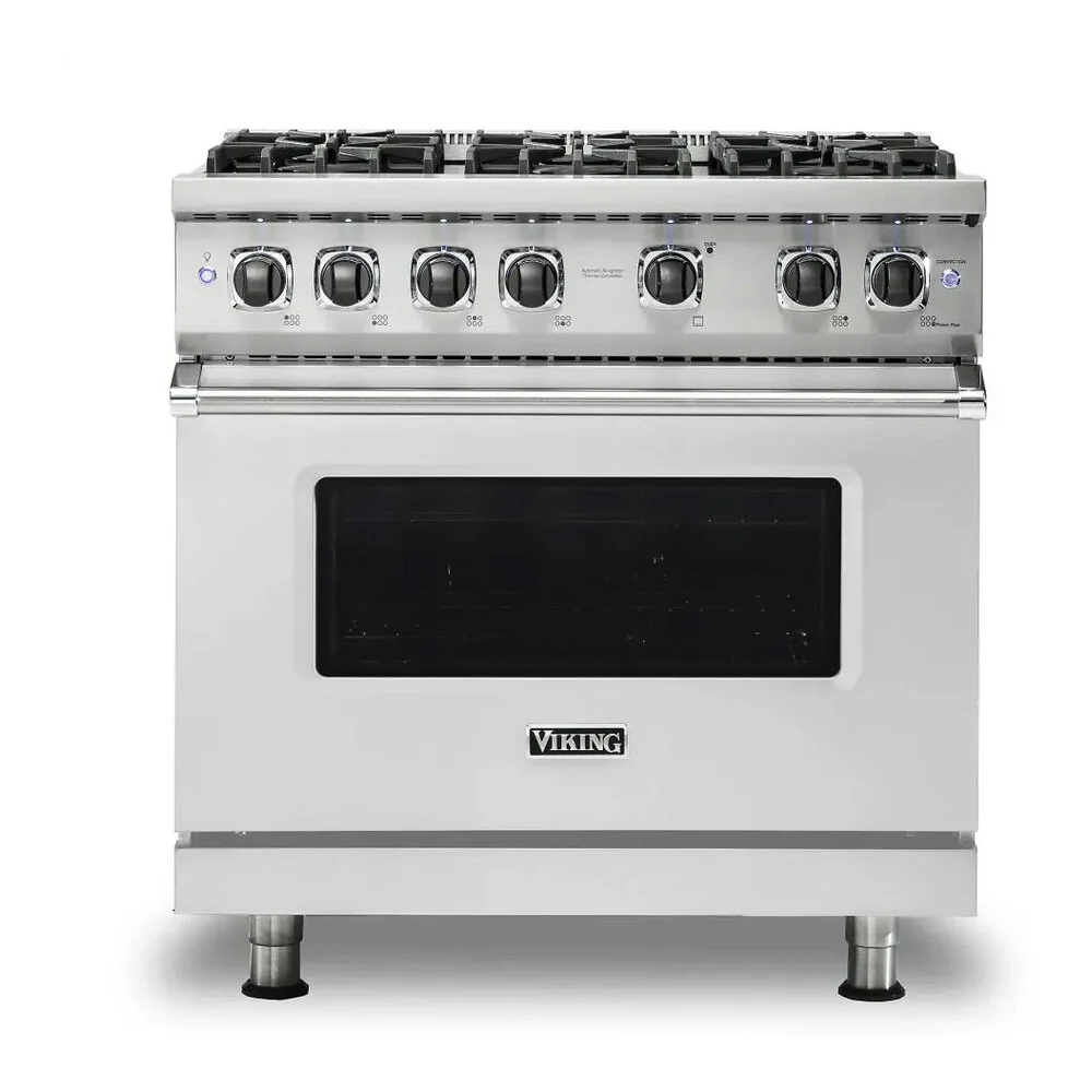 Viking 5 Series 36 inch Sealed Burner Gas Range with 6 Burners - VGR5366B* - Image 3