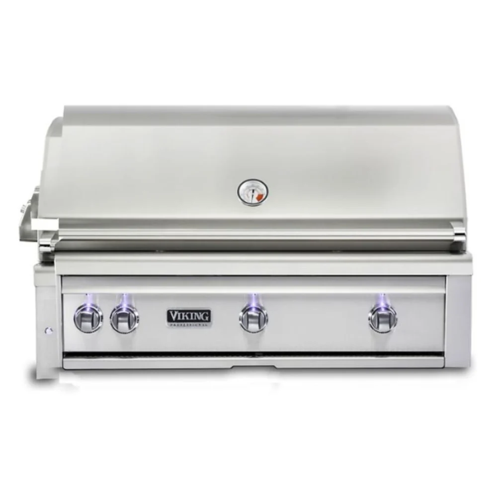 Viking 5 Series 42 inch Built-in Grill with ProSear Burner and Rotisserie in Stainless Steel - VQGI5421NSS - Image 3