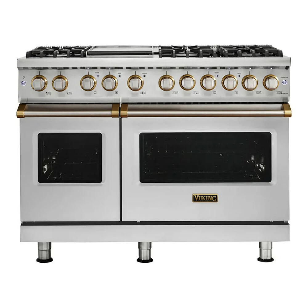 Viking 5 Series 48 inch Dual Fuel Range with 6 Sealed Burners and Griddle - VDR5486G*