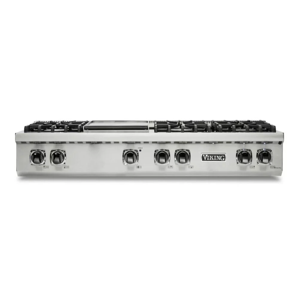 Viking 5 Series 48 inch Gas Rangetop with 6 Sealed Burners and Griddle - VRT5486GSS*