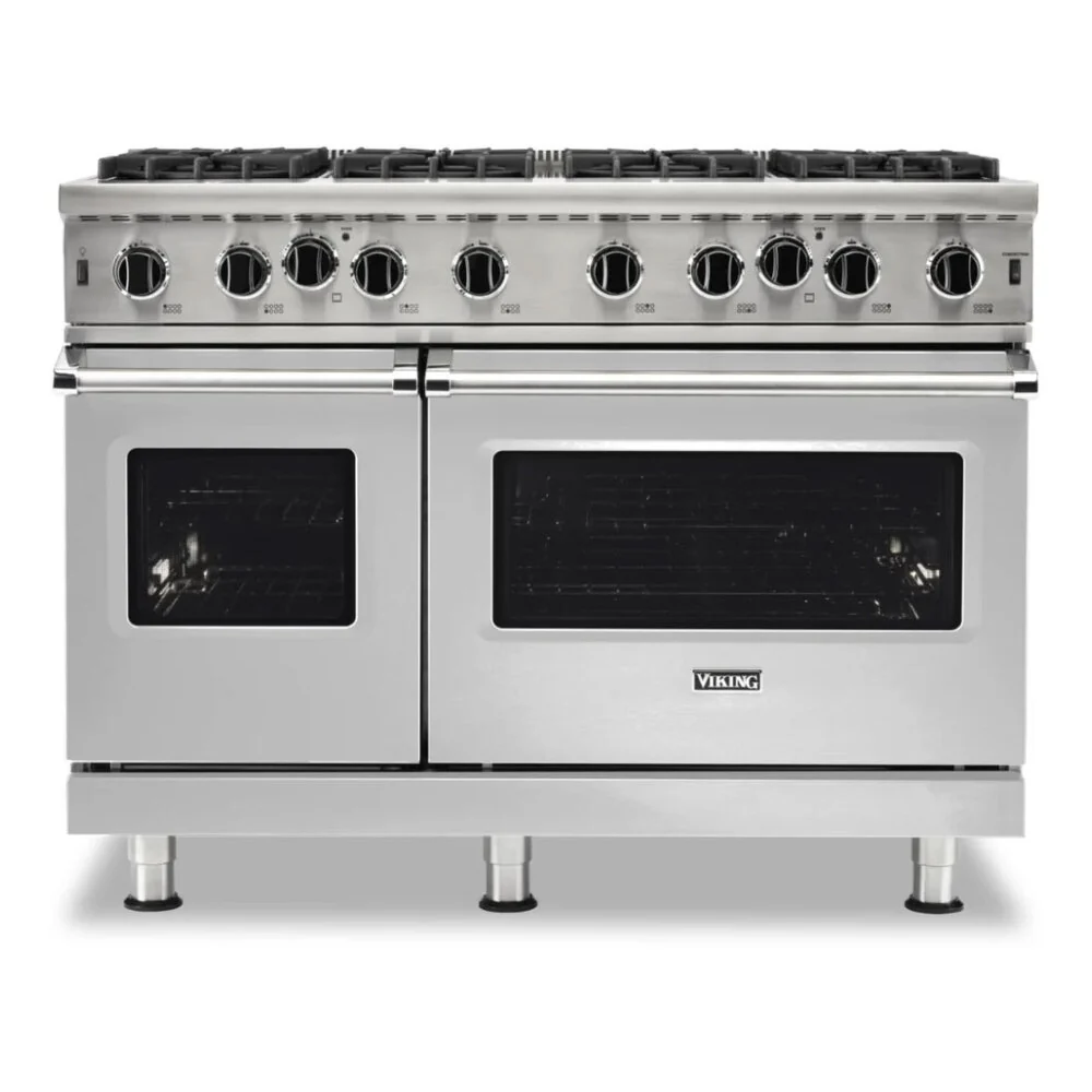 Viking 5 Series 48 inch Open Burner Gas Range  - VGIC54828B* - Image 2