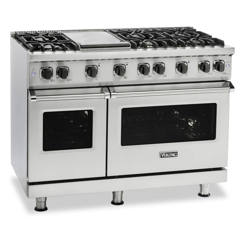 Viking 5 Series 48 inch Sealed Burner Gas Range with 6 Burners and Griddle - VGR5486G* - Image 4