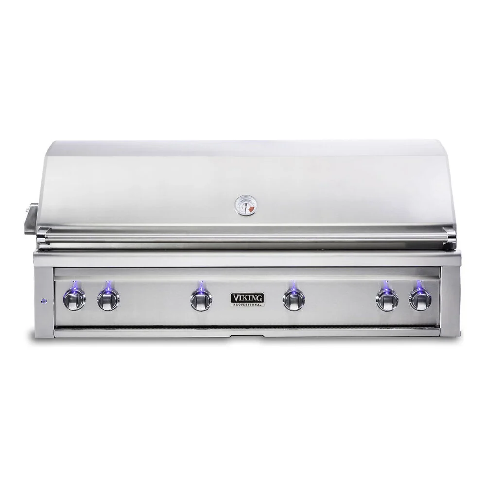 Viking 5 Series 54 inch Built-in Grill with ProSear Burner and Rotisserie in Stainless Steel - VQGI5541NSS - Image 2