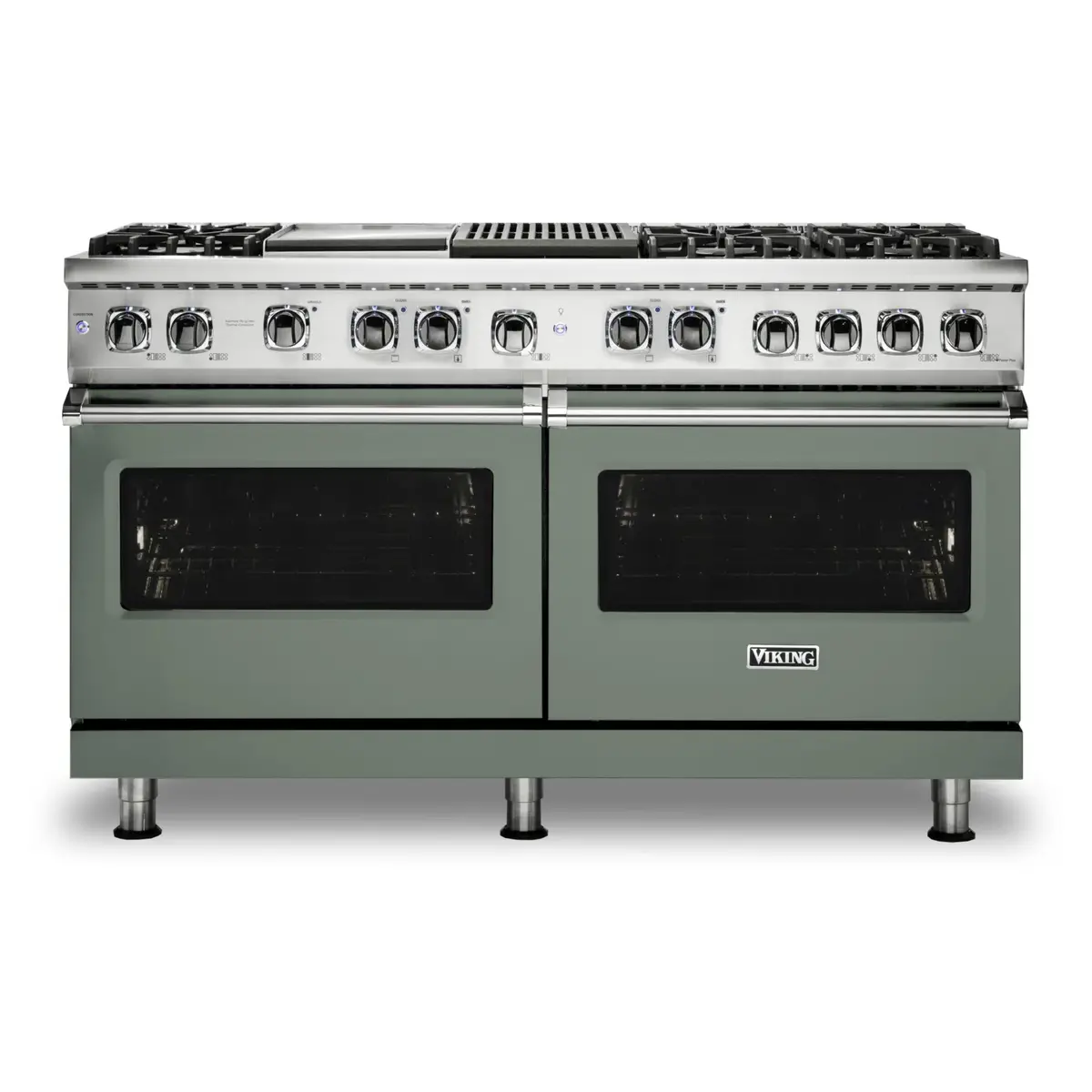 Viking 5 Series 60 inch Dual Fuel Range with 6 Sealed Burners, Griddle and Grill - VDR5606GQ* - Image 9