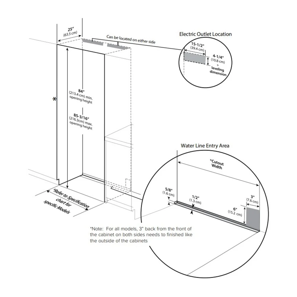 Viking 7 Series 18 inch Custom Panel Fully Integrated All Freezer with 8.4 cu. ft. Capacity - FFI7180W* - Image 3