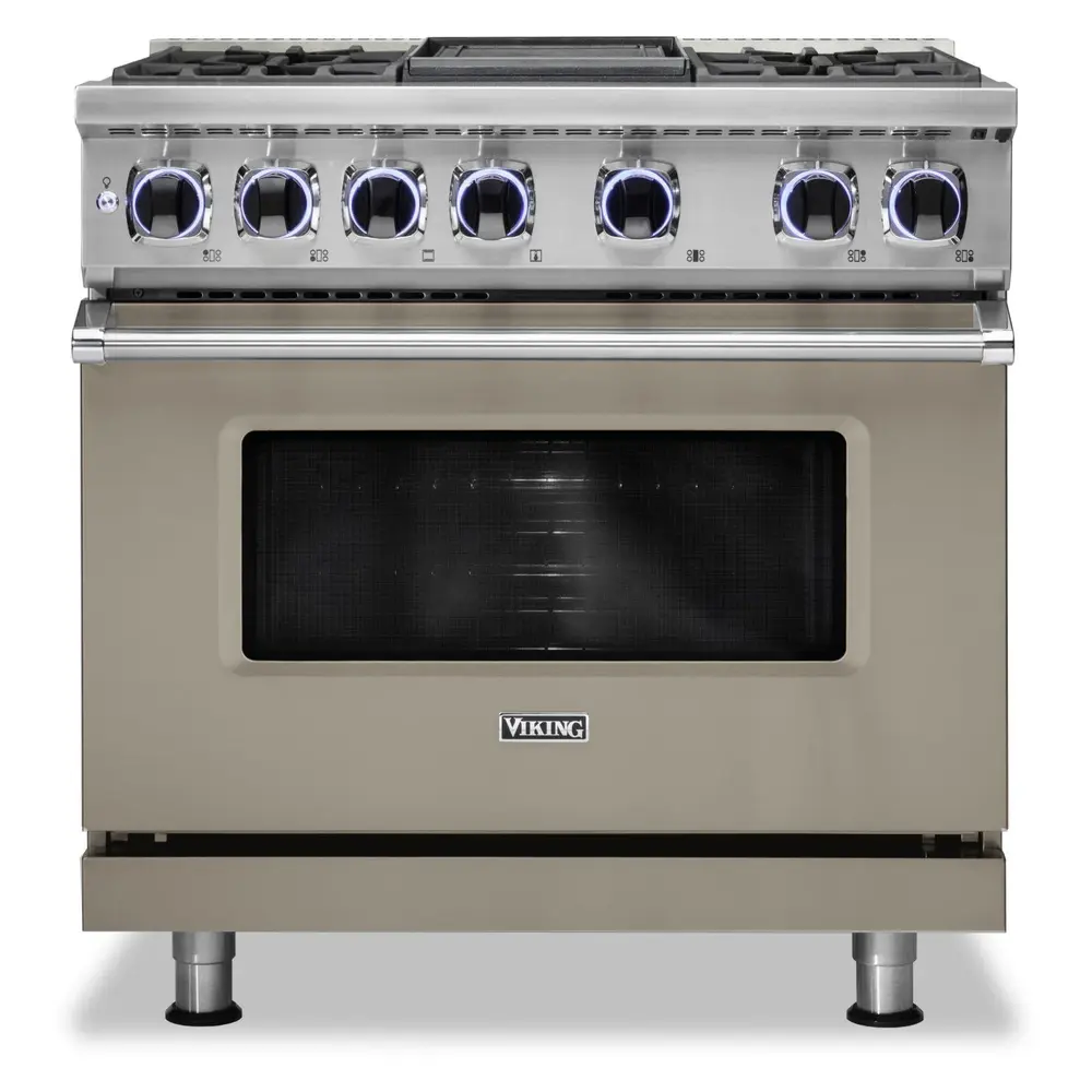 Viking 7 Series 36 inch Dual Fuel Range with 4 Sealed Burners and Griddle  -  VDR73624G* - Image 10
