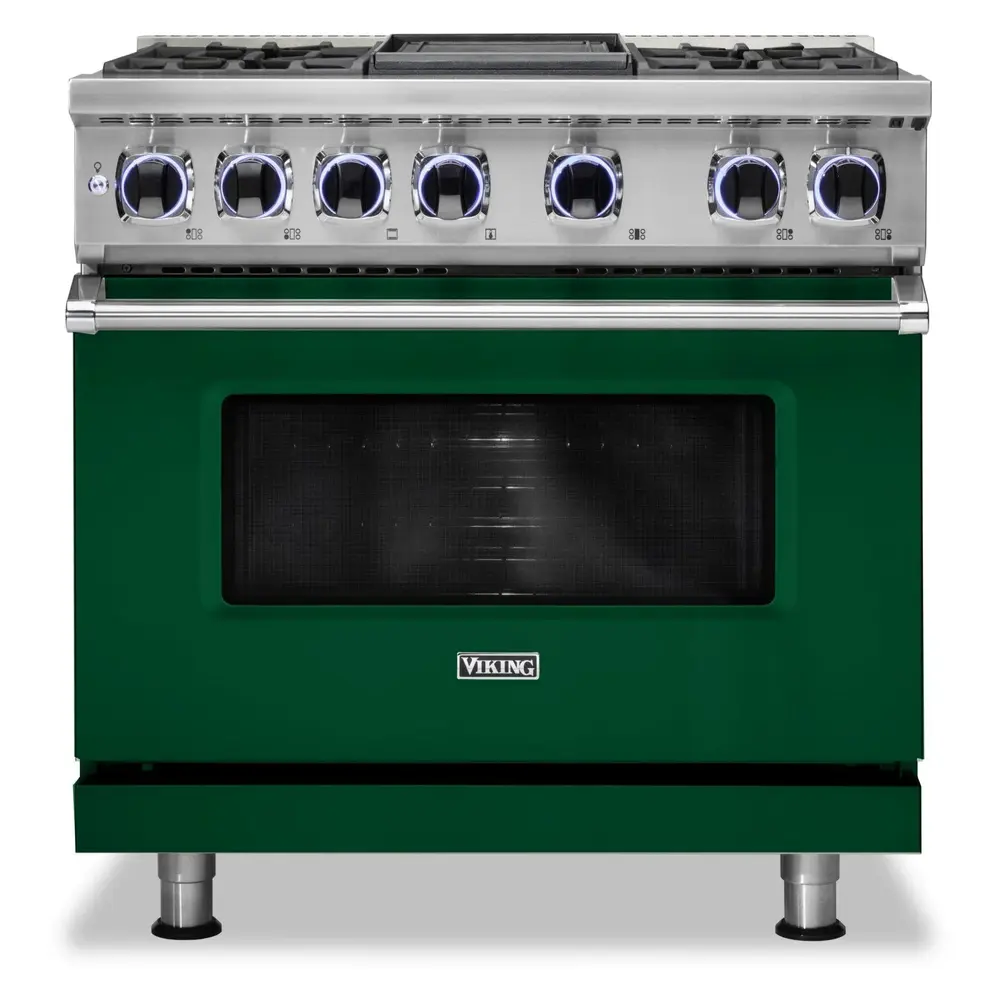 Viking 7 Series 36 inch Dual Fuel Range with 4 Sealed Burners and Griddle  -  VDR73624G* - Image 12