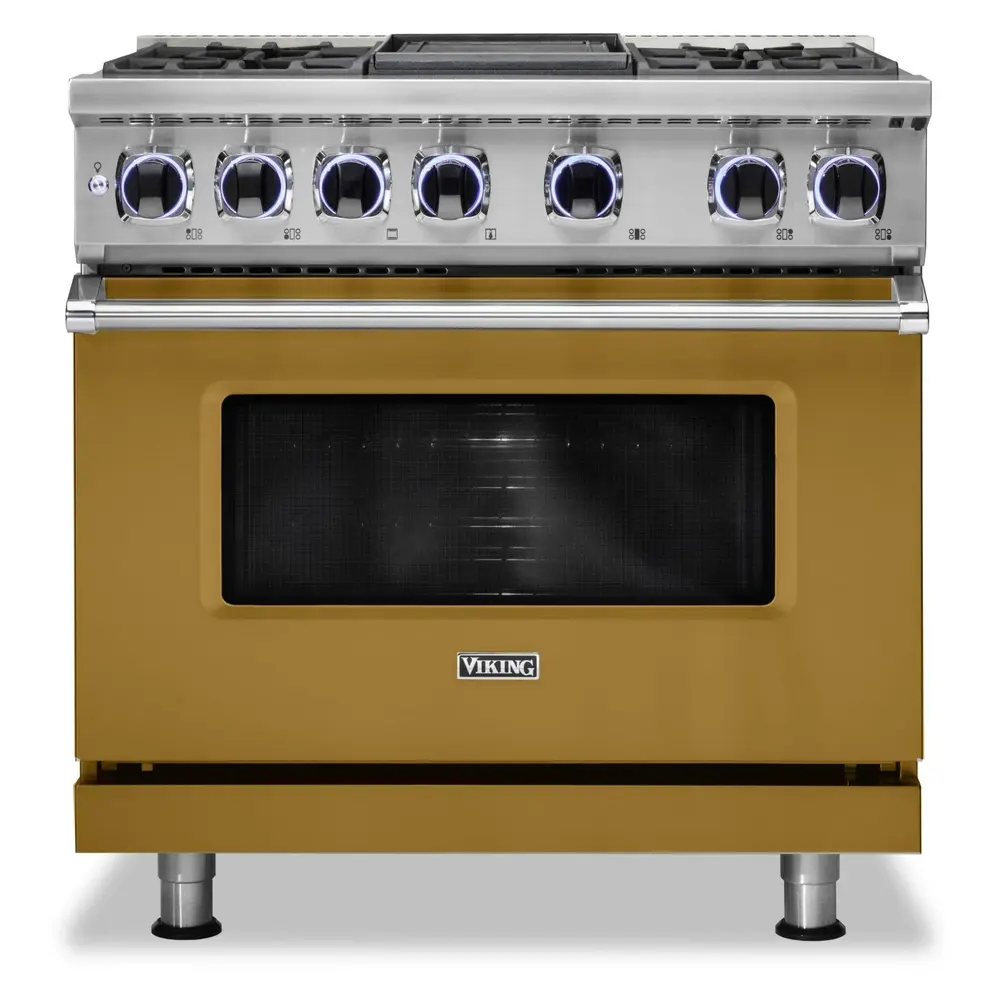 Viking 7 Series 36 inch Dual Fuel Range with 4 Sealed Burners and Griddle  -  VDR73624G* - Image 13