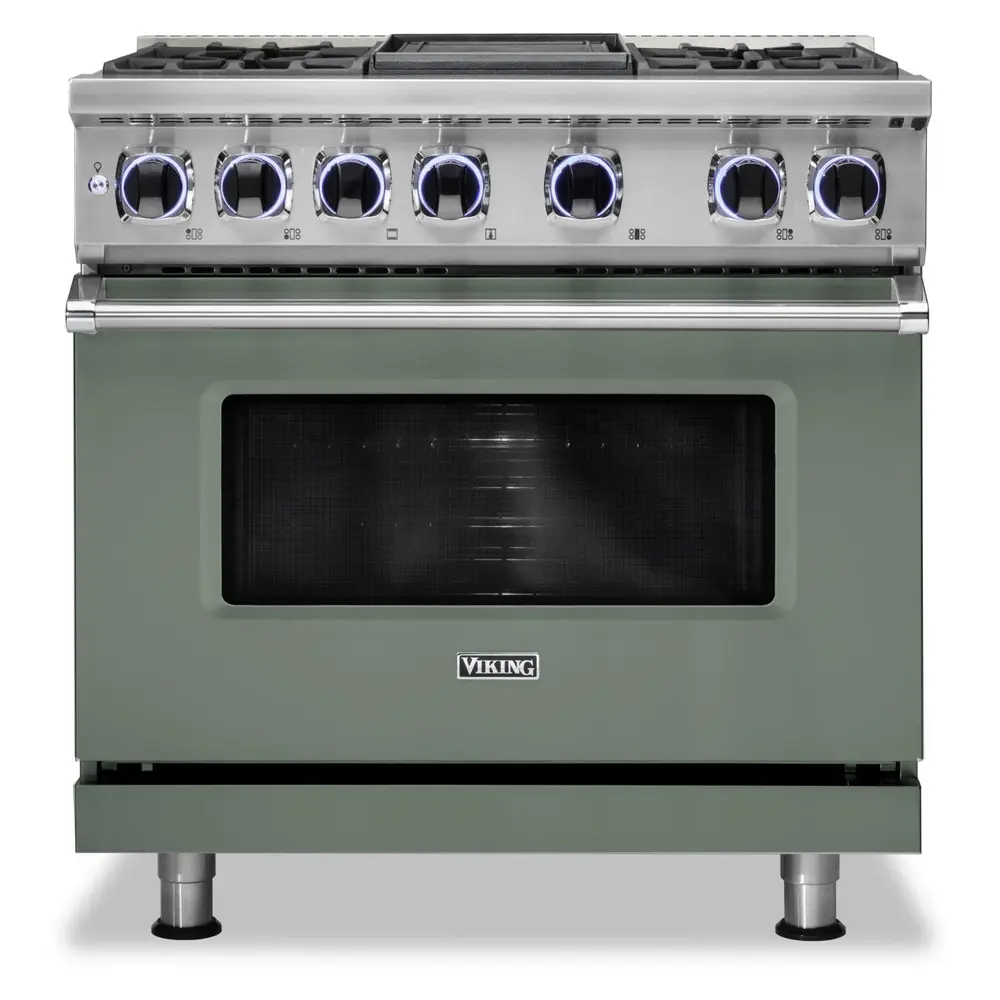 Viking 7 Series 36 inch Dual Fuel Range with 4 Sealed Burners and Griddle  -  VDR73624G* - Image 14