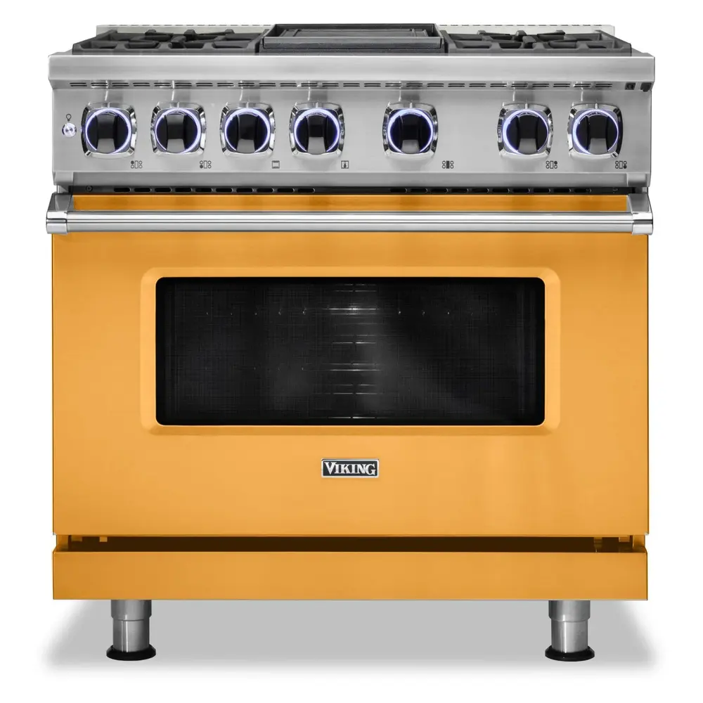 Viking 7 Series 36 inch Dual Fuel Range with 4 Sealed Burners and Griddle  -  VDR73624G* - Image 16